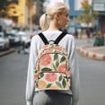 thumbnail image 7 of FORMRS Mini Backpack Purse for Women Travel Daypack Casual Shoulder Bag, Watercolor Grapefruit, 7 of 7