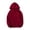 Red, variant on NEBWOAK Girls Cotton Pullover Hoodie Solid Oversized Long Sleeve Sweatshirt Purple,Size 8-9 T