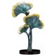 thumbnail image 2 of Creative Ginkgo Biloba Adornos Estatua Planta de imitación con Base Mobiliario Accesorios decorativos para oficina Dormitorio pequeña sala Decoración azul Fernando Escultura de hoja de ginkgo, 2 of 7