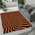 thumbnail image 2 of Soft Short Pile Bedroom Area Rug 3D Optical Illusion Decor Dining Room Non-Slip Non-Shedding Washable Home Decor Carpet for Children's Room Bathroom Office 5x7ft, 2 of 6