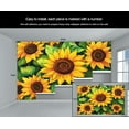 thumbnail image 5 of Sunflower Wall Mural - Watercolor Sunflowers Wall Murals, Oil Painting Art Hd Photo For Living Room Bedroom, Sunflower Mural 79"W x 55"H (Not Peel and Stick), 5 of 6