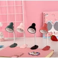 thumbnail image 2 of Mini lámpara de mesa portátil con clip, luz de noche portátil con clip para libros pequeños, rotación de ángulo libre, flexión libre, 2 of 4