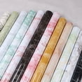thumbnail image 7 of 23.6'' x 40'' Marble Peel and Stick Wallpaper for Kitchen Cabinets Shelf Liner Self Adhesive Removable Countertop Covers Wallpaper for Living Room Bathroom Wall Decor, 7 of 7