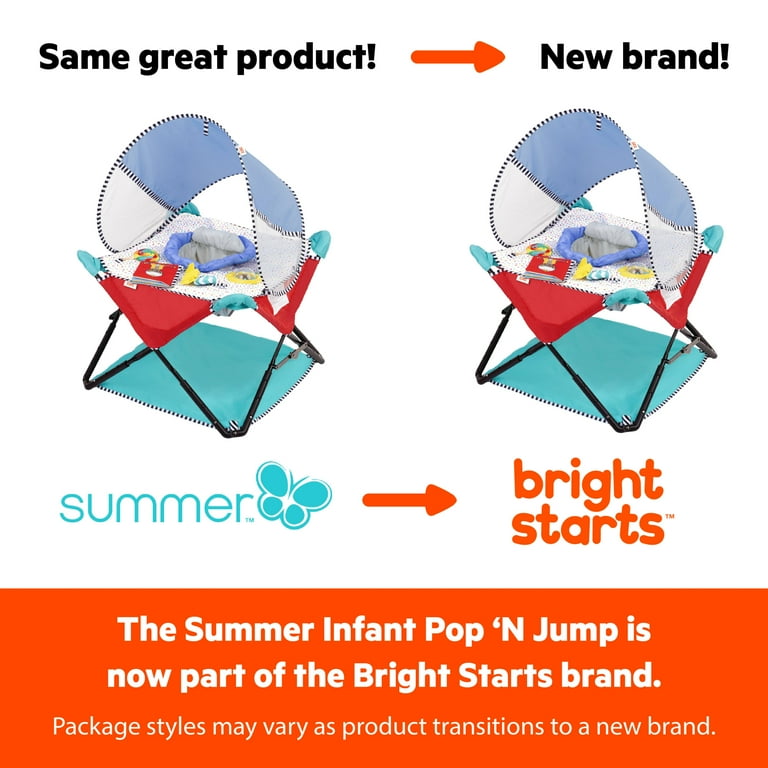 Bright Starts Pop 'N Jump Portable Activity Jumper (Sweet Treats)