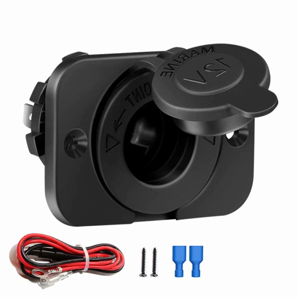 Cigarette Lighter Socket Car Marine Motorcycle ATV RV Lighter Socket
