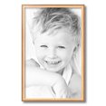 thumbnail image 2 of ArtToFrames 14x22" Gold And Stained Brown Picture Frame, Gold Wood Poster Frame, with Regular Acrylic and 2 (FBPL-4766), 2 of 7