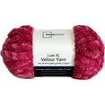 thumbnail image 2 of Mainstays Luxe XL Velour Yarn, 48.6 yd, Magenta, 100% Polyester, Super Bulky, Pack of 2, 2 of 4