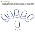 thumbnail image 4 of Unique Bargains Wide Paper Clip Coated Large Clips Bookmarks with Box 2 Inch Blue for Organize Office Home, Pack of 30, 4 of 5