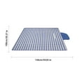 thumbnail image 5 of Large Picnic Outdoor Blanket, 59''x39'' Waterproof Foldable Blankets Gingham Picnic Mat for Beach, Camping Grass Lawn Park Accessories Cute Couples Gift Ideas Wedding Registry, 5 of 9