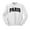 White, variant on Paris College Style Sweatshirt Unisex Large White