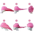 thumbnail image 1 of 2 uds de gorro de ducha seco, diadema de microfibra, secador de pelo envuelto, secador de toallas, gorro de pelo gris == LingWen 8390611434977, 1 of 1