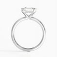 thumbnail image 3 of First Jewelry 2 Ct Princess Cut Moissanite Rings - 14K White Gold Plated Engagement Jewelry for Women - Solitaire Wedding Bands - Gorgeous Christmas Gifts for Her, 3 of 3