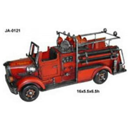 Cheungs Decorative Vintage Style Red Fire Engine