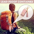 thumbnail image 4 of Oliegs Heated Blanket Hand Sanitizer Holder Keychain Bottle Container With Cover For Outdoor Storage Chocolate, 4 of 5