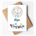thumbnail image 1 of Blue Curacao flor planta pintura Sobre de la Carta de felicitación de la tarjeta de matrimonio, 1 of 4