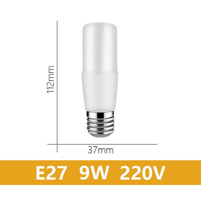 Bombilla Led para el hogar, lámpara de decoración de oficina, iluminación para habitación, 4/8/12/16/20 piezas, T37, C37, 9W, E27, E14, B22, AC220V