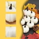 thumbnail image 5 of Fiudx Mini Calabazas Decorativas, Calabazas de Espuma Realistas de Otoño, Paquete de 12, Colores Blanco y Amarillo, Tamaño Pequeño, Decoración para El Hogar y El Jardín, Temáticas de Halloween y Acci, 5 of 6