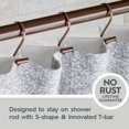 thumbnail image 2 of Better Homes & Gardens S-Shape Rustproof Stainless Steel Shower Hooks with T-Bar Ends, Bronze, 12, 2 of 5