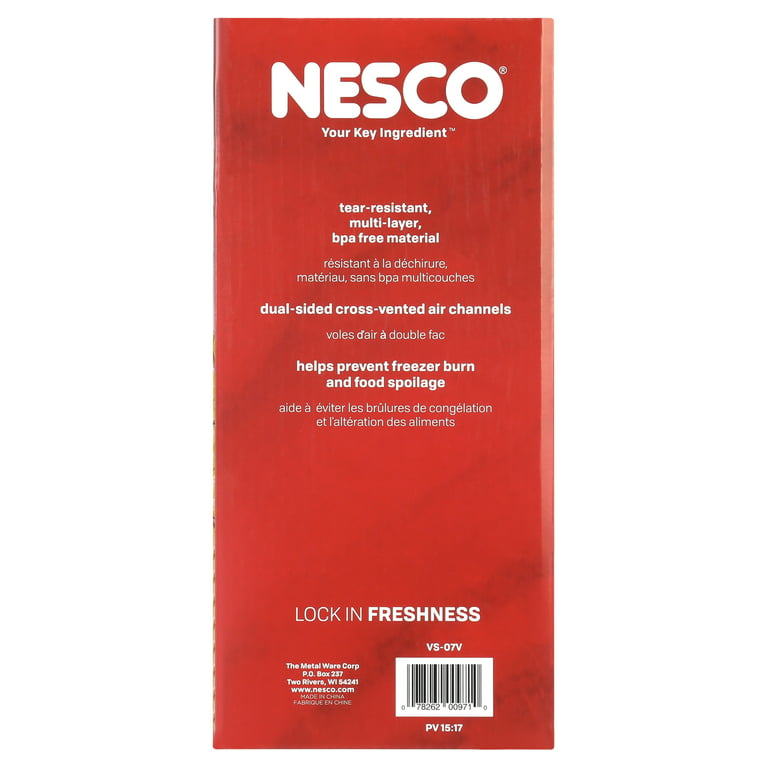 3 week old nesco vs-12 on double seal + outofair.com bags = no vacuum. what  am I doing wrong? didn't have this issue with the nesco bags that came with  the unit.