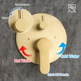 thumbnail image 6 of Rainlex One-Handle 1-Spray Brushed Gold Shower Faucet, 6 of 9