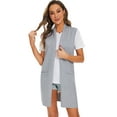 thumbnail image 7 of Cizayoi Women's Long Knit Sleeveless Pockets Cardigan Vest, 7 of 7