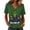 Green, variant on Womens Halloween Shirts V Neck Tee Short Sleeve Zombie Hand Rising From Graveyard Graphic Casual Spooky Party Top,Black(XXXL)