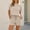 Beige, variant on FRSASU 2 Piece Pajamas Set for Women Short Sleeve Shirt with Shorts Sleepwear Set Comfy Loungewear Pj Sets Wine