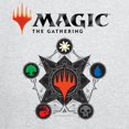 thumbnail image 3 of CafePress - Magic Mana Symbols Sweatshirt - Zip Hoodie, Classic Hooded Sweatshirt with Metal Zipper, 3 of 4