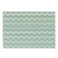 thumbnail image 1 of Aqua Cutting Board, Sketchy Blurry Abstract Zig Zag Chevron Shapes Retro Beige, Decorative Tempered Glass Cutting and Serving Board, Small Size, Petrol Blue Turquoise, by Ambesonne, 1 of 1
