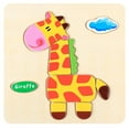 thumbnail image 1 of D Educational Wood Puzzle For Toddlers 3D Design Enhances Spatial Intelligence, 1 of 5