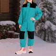 thumbnail image 2 of KAUOD Boys Girls One Piece Snowsuits Outdoor Ski Snowboard Snow Suits Kids Waterproof Insulated Winter Puffer Jumpsuit, 2 of 7