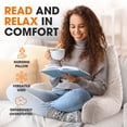 thumbnail image 4 of Cheer Collection Memory Foam Support Reading; TV Pillow, 4 of 5