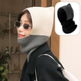 thumbnail image 4 of Bienvenido Gorro de lana para mujer, conjunto de gorro y bufanda de invierno, gorro de invierno para mujer, gorro cálido con orejeras, 4 of 5