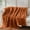 Bubble Rust, variant on 50x60 Inches Ultra-Soft Fuzzy Faux Fur Plush Throw Blanket - Thick, Warm Sherpa for Couch, Sofa, Bedroom, Camping - Decorative Blanket for Cozy Warmth, Bubble Khaki