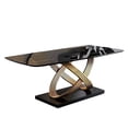 thumbnail image 3 of Dining Table Set 6 Chairs Ltalian Luxury Modern Marble Multifunction Set Table and Chairs Garden Steel Mesa De Cozinha Furniture My Lux Decor Round, 3 of 20