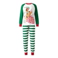 thumbnail image 2 of Christmas Pajamas for Family Matching Pjs Set Xmas Striped Bottoms Pants Jammies for Kids Womens Mens, 2 of 10