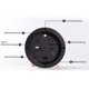 thumbnail image 4 of Educational Kids Alarm Clock - Day/Night, Children's Alarm Clock Non-Ticking Analog Alarm Clock Travel Alarm Clock(Pink Cat), 4 of 5