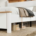 thumbnail image 5 of Miniyam Full Size Bed with Storage Headboard, USB & Type-C Charging Station, LED Touch Light for Adults & Teens, 5 of 7