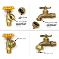 thumbnail image 4 of Vibrant Yard Company SVFNH, Gold Lead Free Brass 1/2 Inches Schrader Valve, 4 of 7