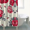 thumbnail image 5 of Waterproof Pioneer Shower Curtain 72x84 Inch Polyester Unique Cute Floral Shower Curtain for Bathroom Hotel Home Decor with 12 Plastic Hooks, 5 of 5