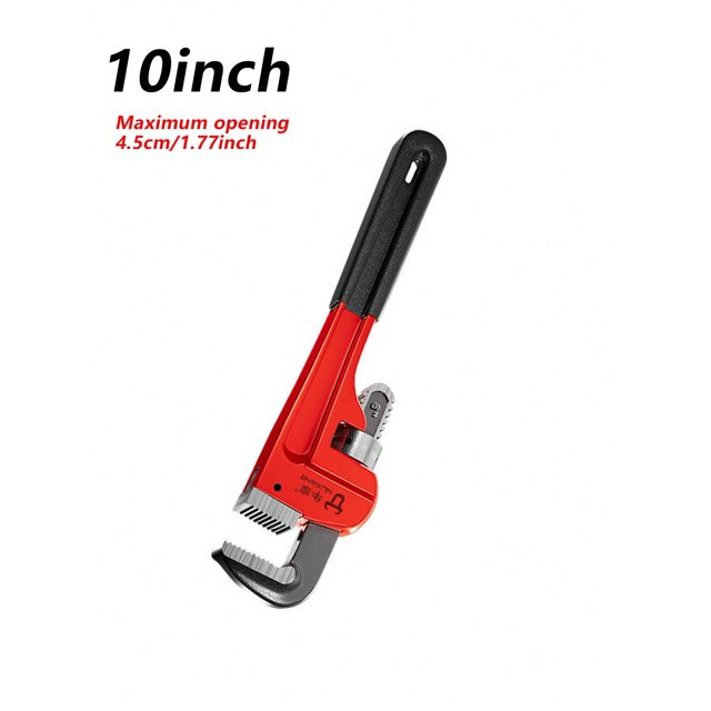 8inch/10inch Pipe Wrench Multifunctional Plumbing Tool Adjustable Wrench Industrial Grade Monkey Wrench, Household Plumbing Tools