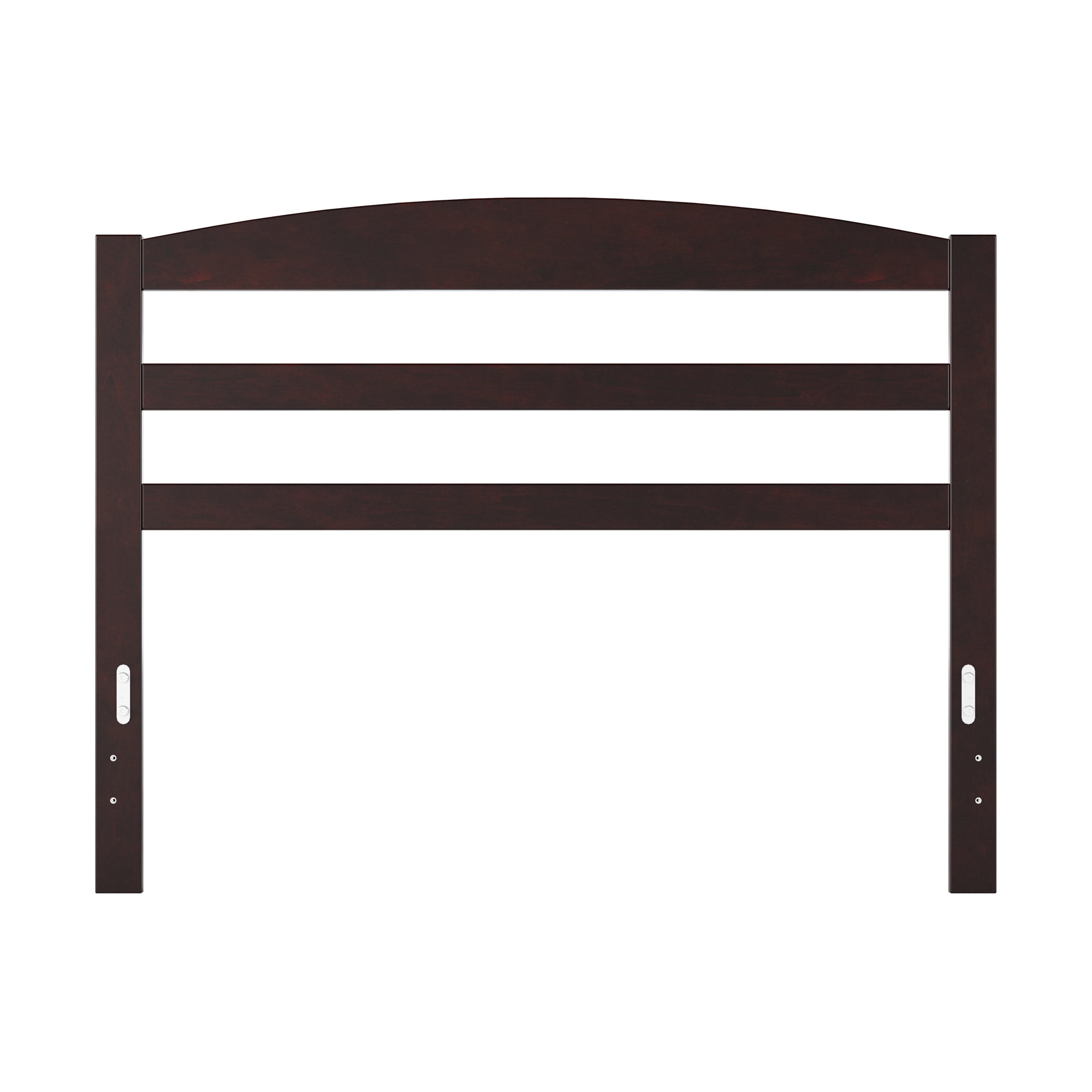 AFI Warren Arched Slatted Wood Headboard with 2 USB Ports, Full, Espresso