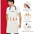 thumbnail image 4 of Budweiser King of Beers Grill Master Collection Apron with Pockets, 4 of 6