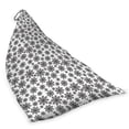 thumbnail image 2 of Snowflake Lounger Chair Bag, Monochrome Snowflakes Christmas Themed Composition Winter Season Illustration, High Capacity Storage with Handle Container, Lounger Size, Black White, by Ambesonne, 2 of 5