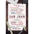 thumbnail image 3 of Puerto Rico, Typography, San Juan National Historic Site, Pink (12x18 Wall Art Poster, Room Decor), 3 of 3