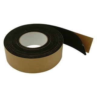 Black Felt Stripping, Adhesive Backed 5 Wide x .5mm (.02”) Thick, 50' Roll  - The Felt Company