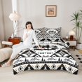 thumbnail image 4 of Castle Fairy Animal Deer Bedding Comforter Set 2pcs for Female Men Women,Abstract Geometric Twin Comforter Sets Microfiber,Boho Tribal Aztec Breathable Bedding Set,Luxury Bedroom Decor,Reversible, 4 of 8