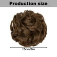 thumbnail image 3 of 2025 High-Temperature Fiber Hair Bun Scrunchie - Elastic Puff Natural Curly Hairpiece for Women, Adjustable, Fluffy, Stylish for Parties, Weddings, Daily Wear, Halloween, Christmas Wedding, Hallowee, 3 of 9