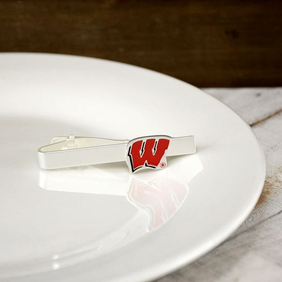 University of Wisconsin Badgers Silver Tiebar by Fan Frenzy Gifts
