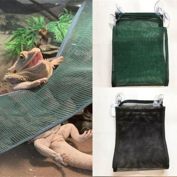 Visland Reptile Lizard Lounger Bearded Dragon Hammock with Hooks and Suction Hook for Bearded Dragons Hammock,Geckos,Hamster Hammock and All Small Pet